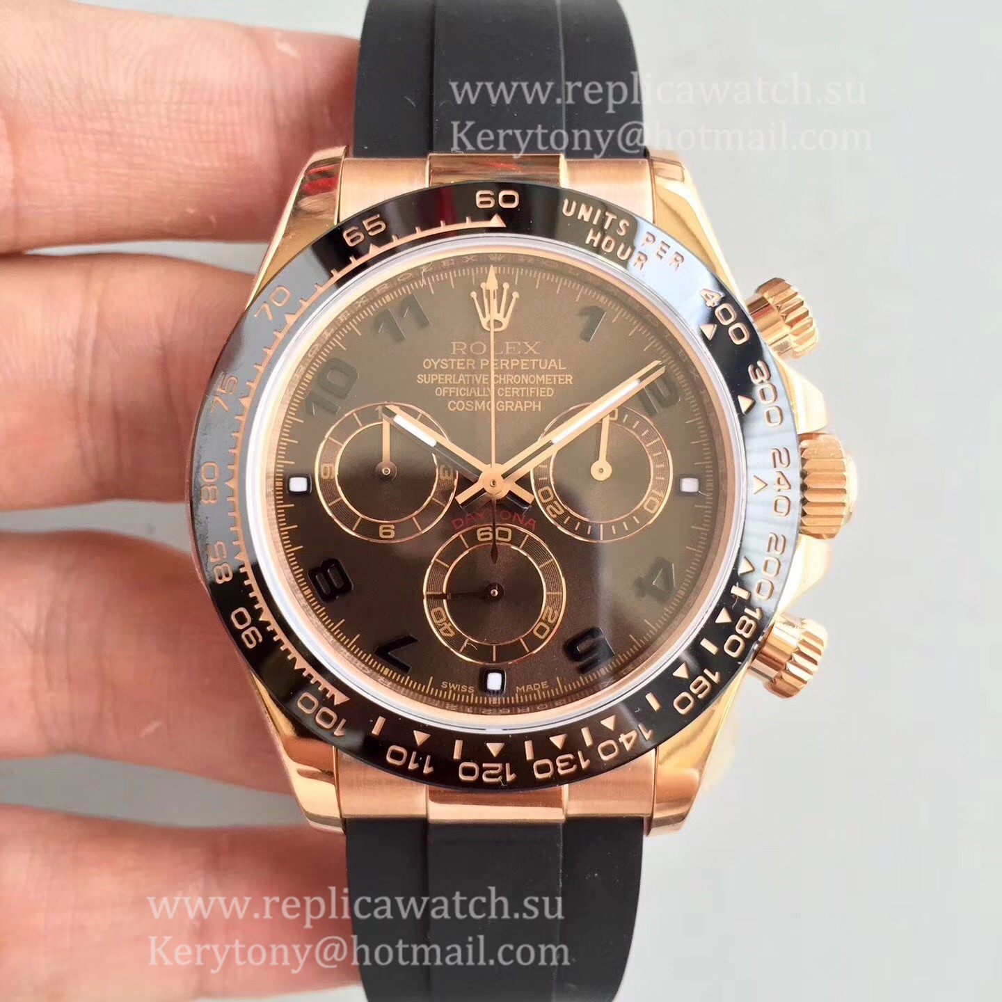 Shop R01ex Daytona 116515 LN ARF Rose Gold Chocolate Dial 4130