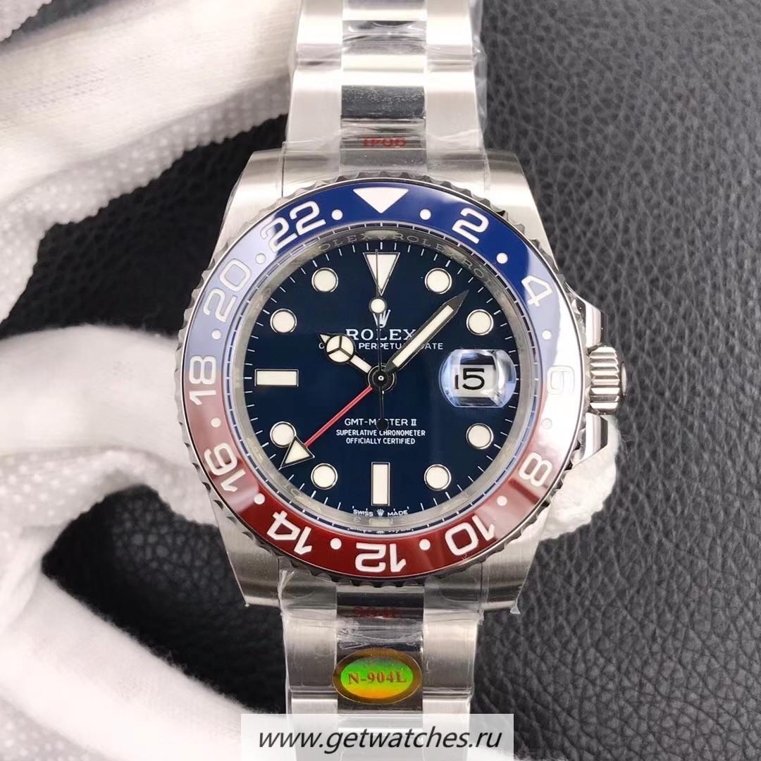 NEW Replica R01ex GMT-Master II 126719 BLRO C Factory V11 SS 904L Blue Dial 3285