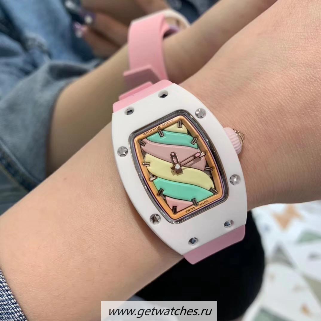 Best Price Richard Mille RM07-03 Ladies Ceramic Multicolor Dial M6T51